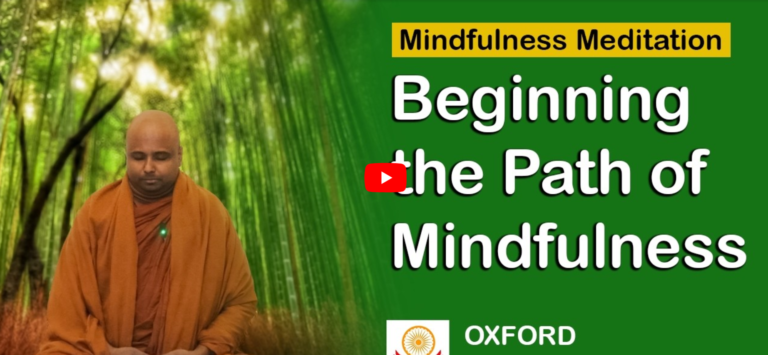 Beginning the Path: A Mindfulness Meditation Retreat 2026