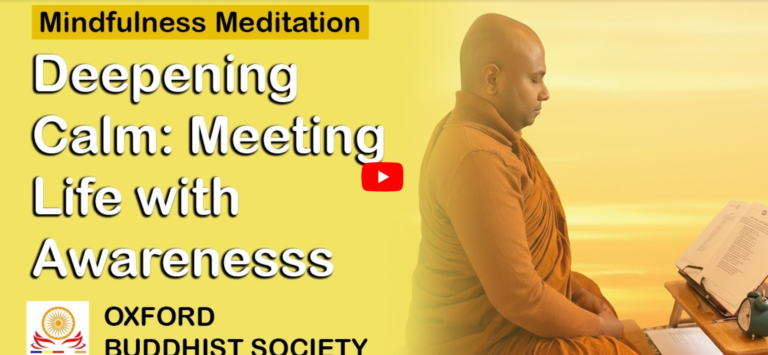 Deepening Calm: Meeting Life with Awareness | Mindfulness Meditation Session 2026 🙏