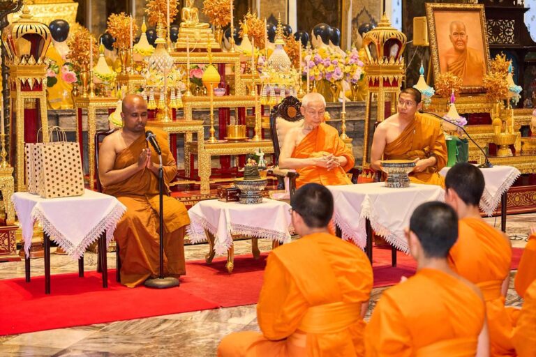 Dhamma Gathering and Scholarship Presentation at Wat Suthat Thepwararam