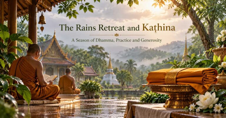 The Rains Retreat and Kaṭhina: A Season of Dhamma, Practice and Generosity